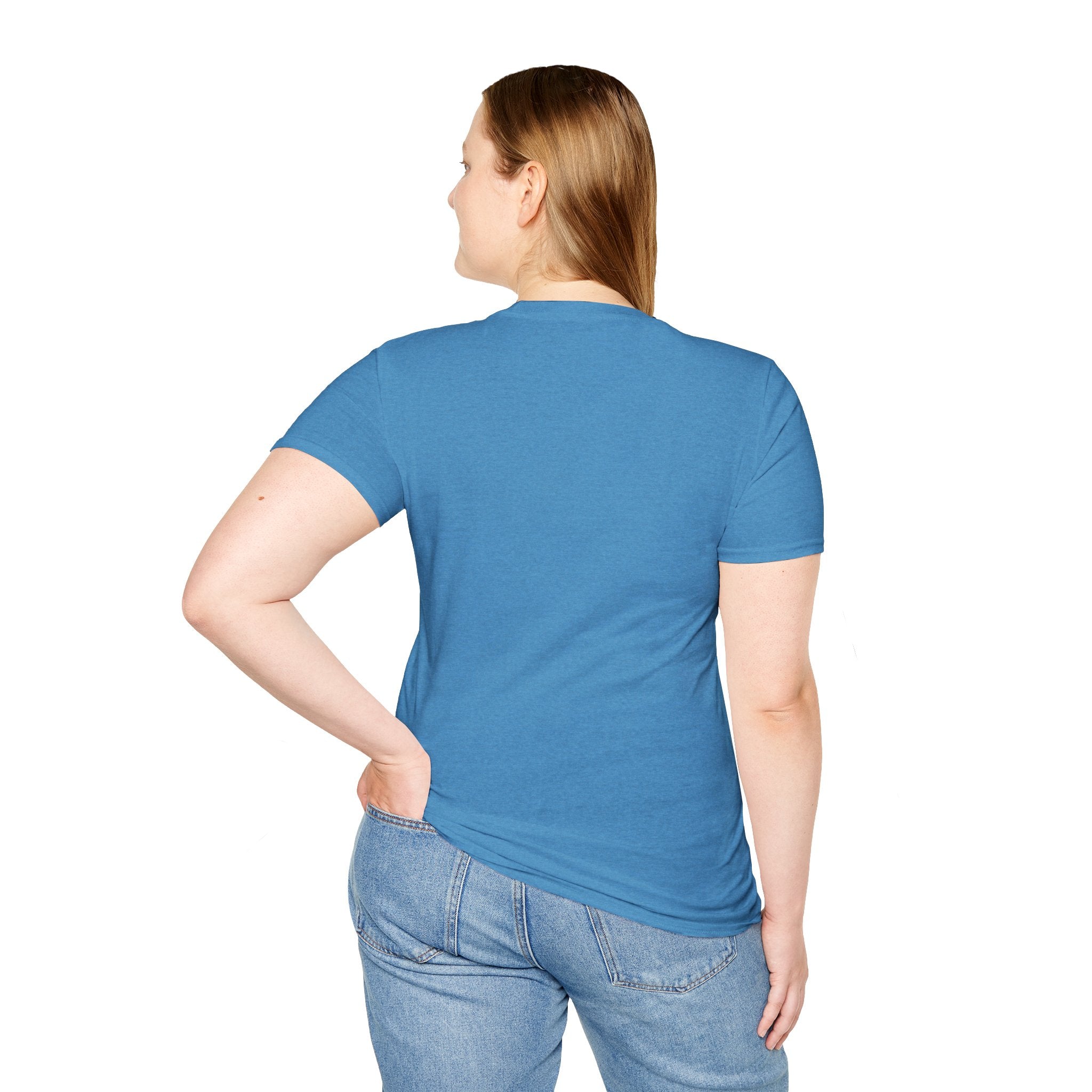 T‑Shirt – "She’s not delivering mail, she’s delivering a little wind" Cute Postal Worker Illustration Tee