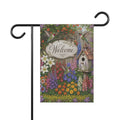 Cottage Garden Floral Banner | House Welcome Flag