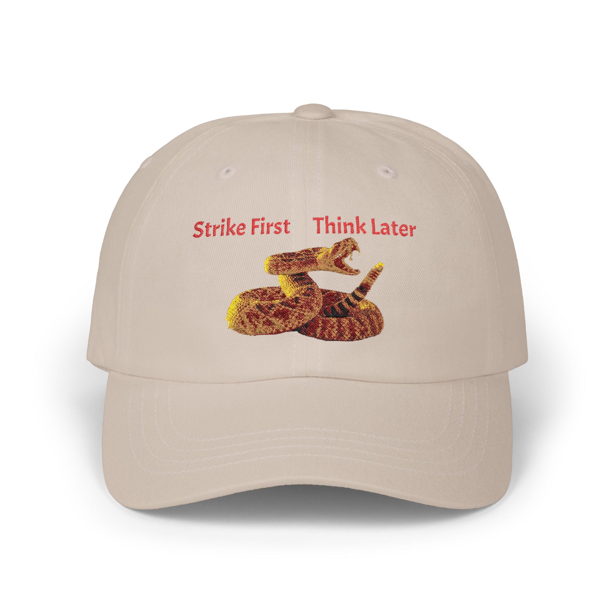Rattlesnake "Strike First Think Later" Dad Cap