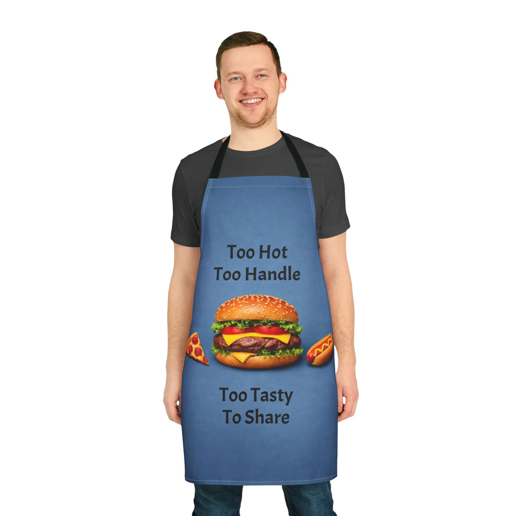 Cheeseburger Illustration Apron | Cooking BBQ Grill Kitchen