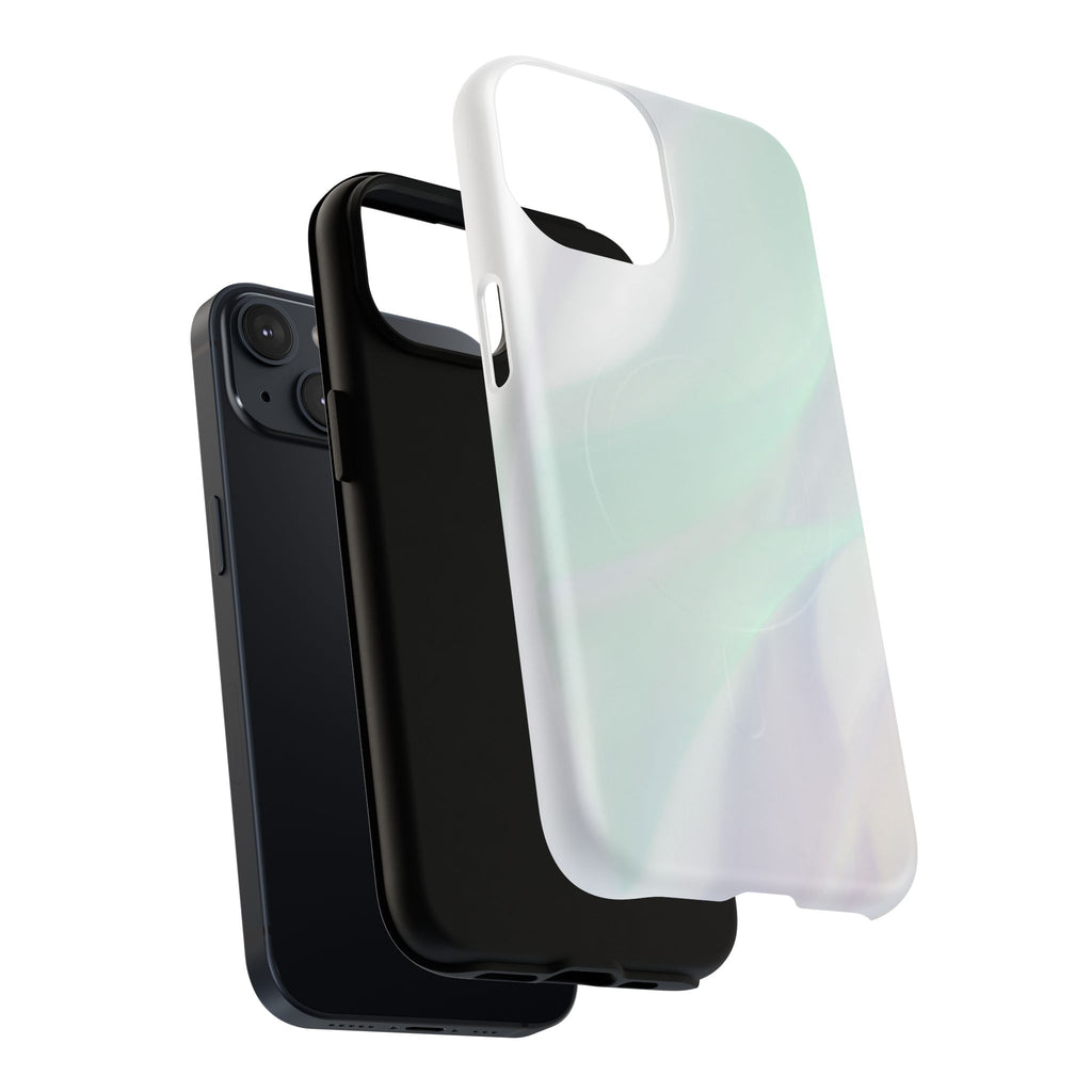 Abstract / Aurora Green Tough Phone Case