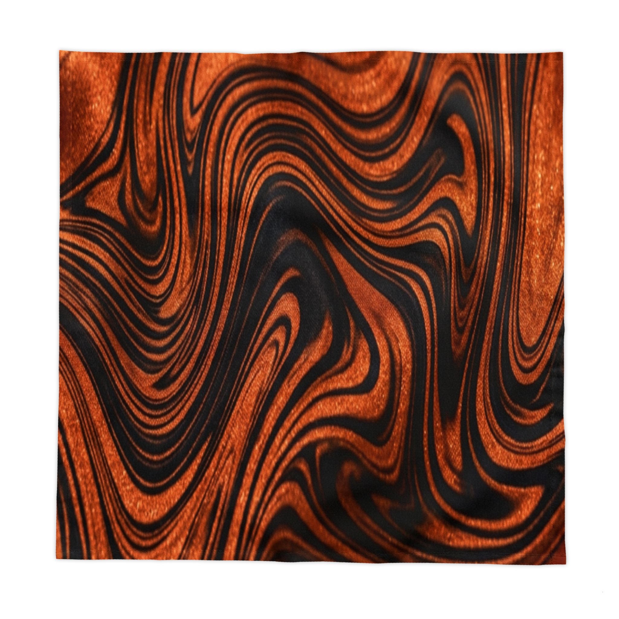 Burnt Orange Marbled Tablecloths