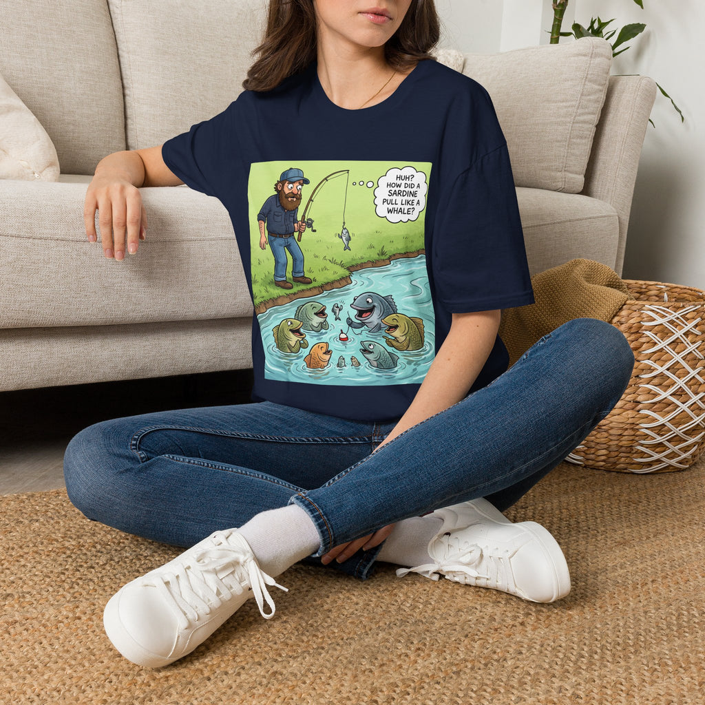 T-Shirt/Fishing Bass Cartoon | Funny Lure, Pond Fish