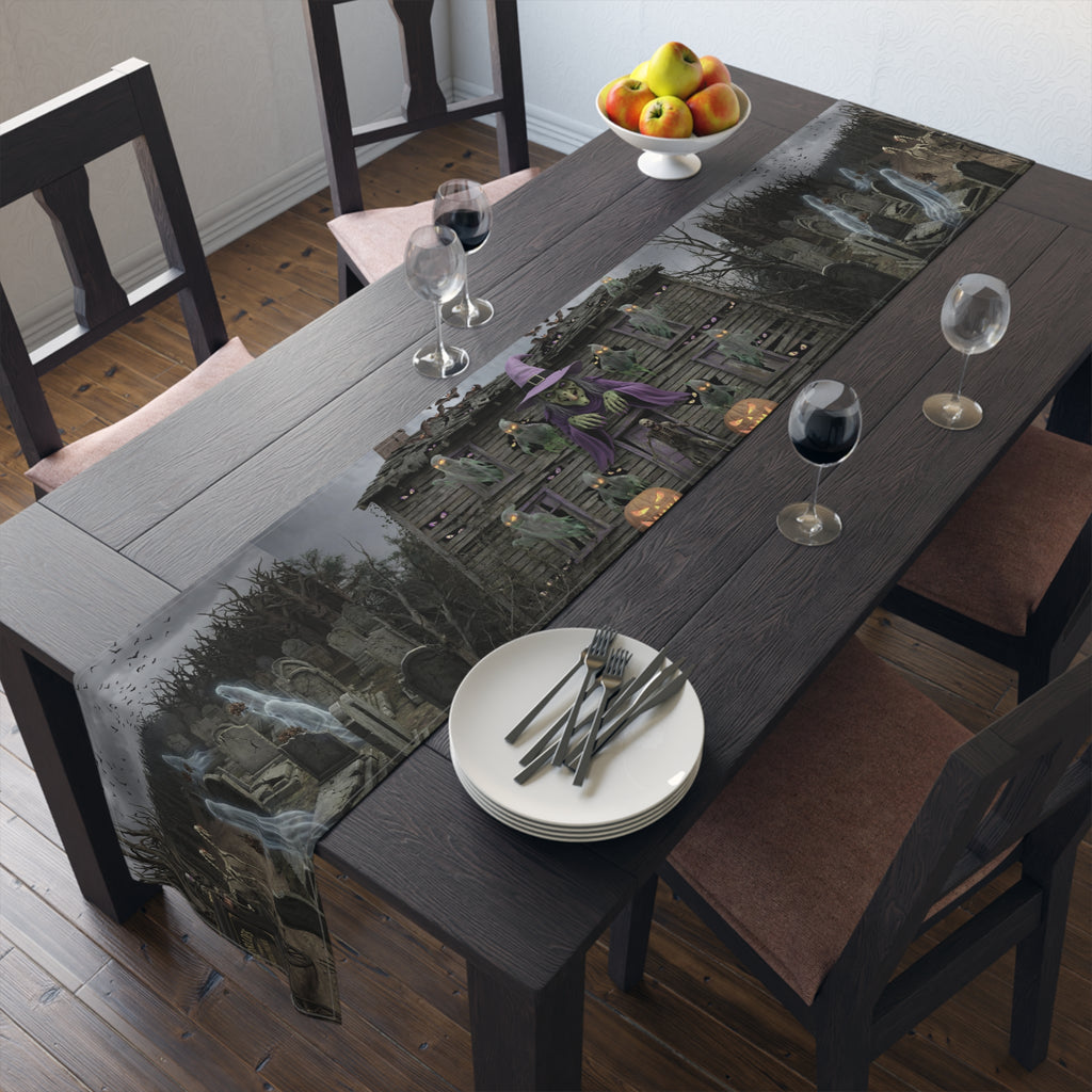 Haunted Mansion/Table Runner (Cotton, Poly)