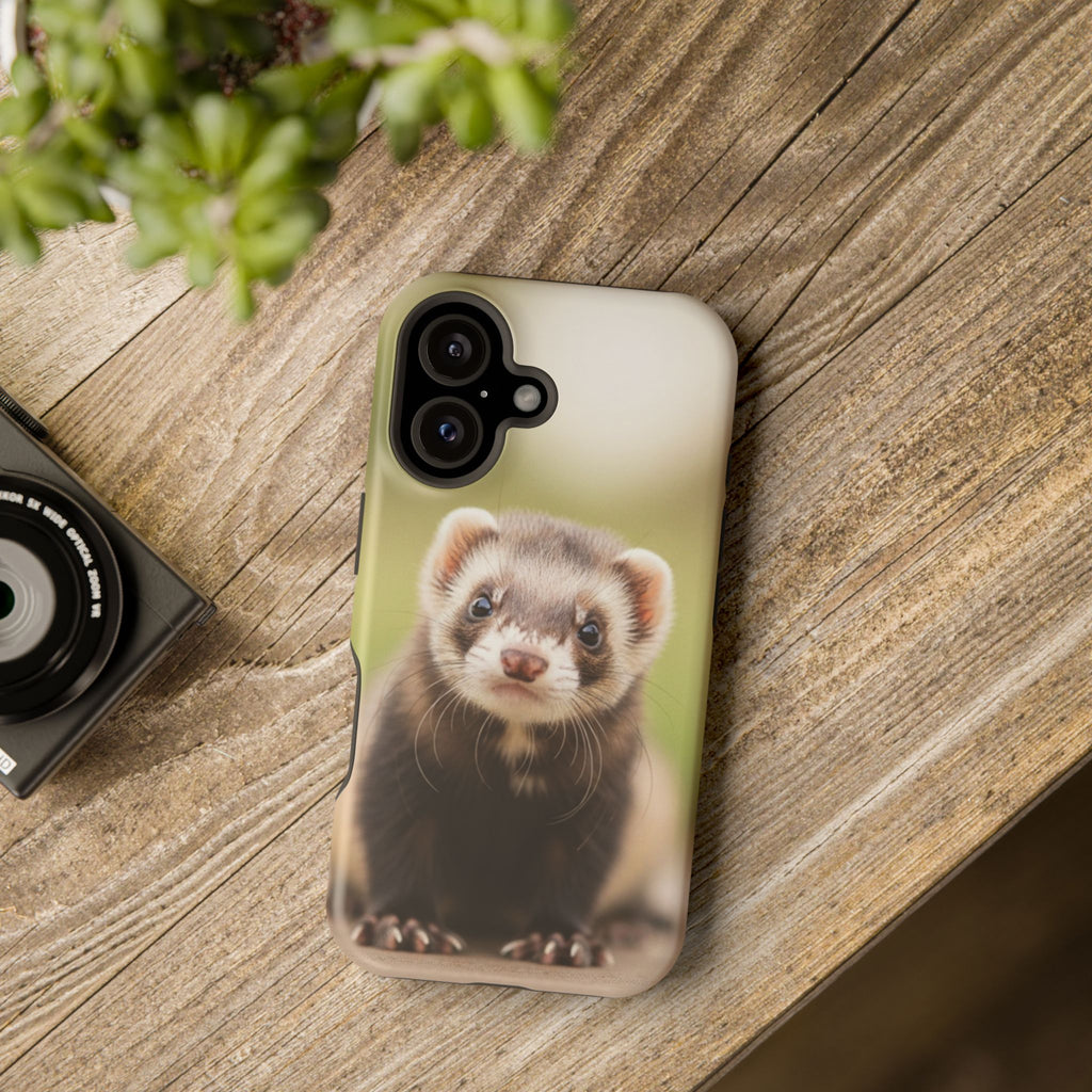 Cute Ferret Portrait Phone Case