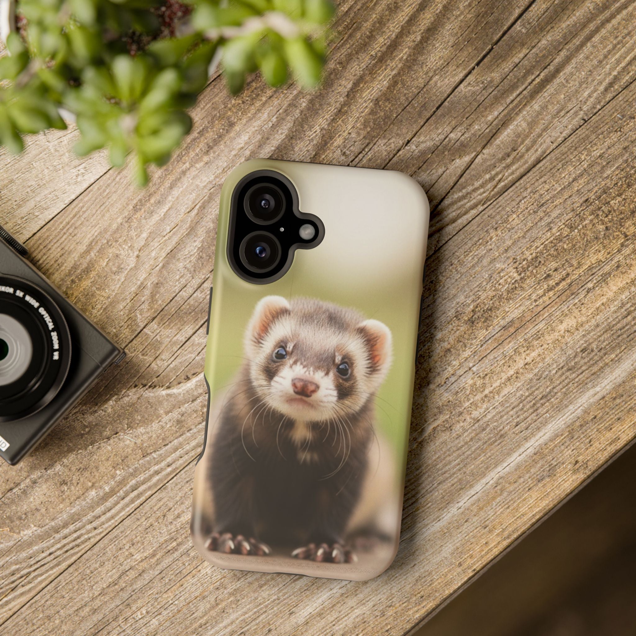 Cute Ferret Portrait Phone Case