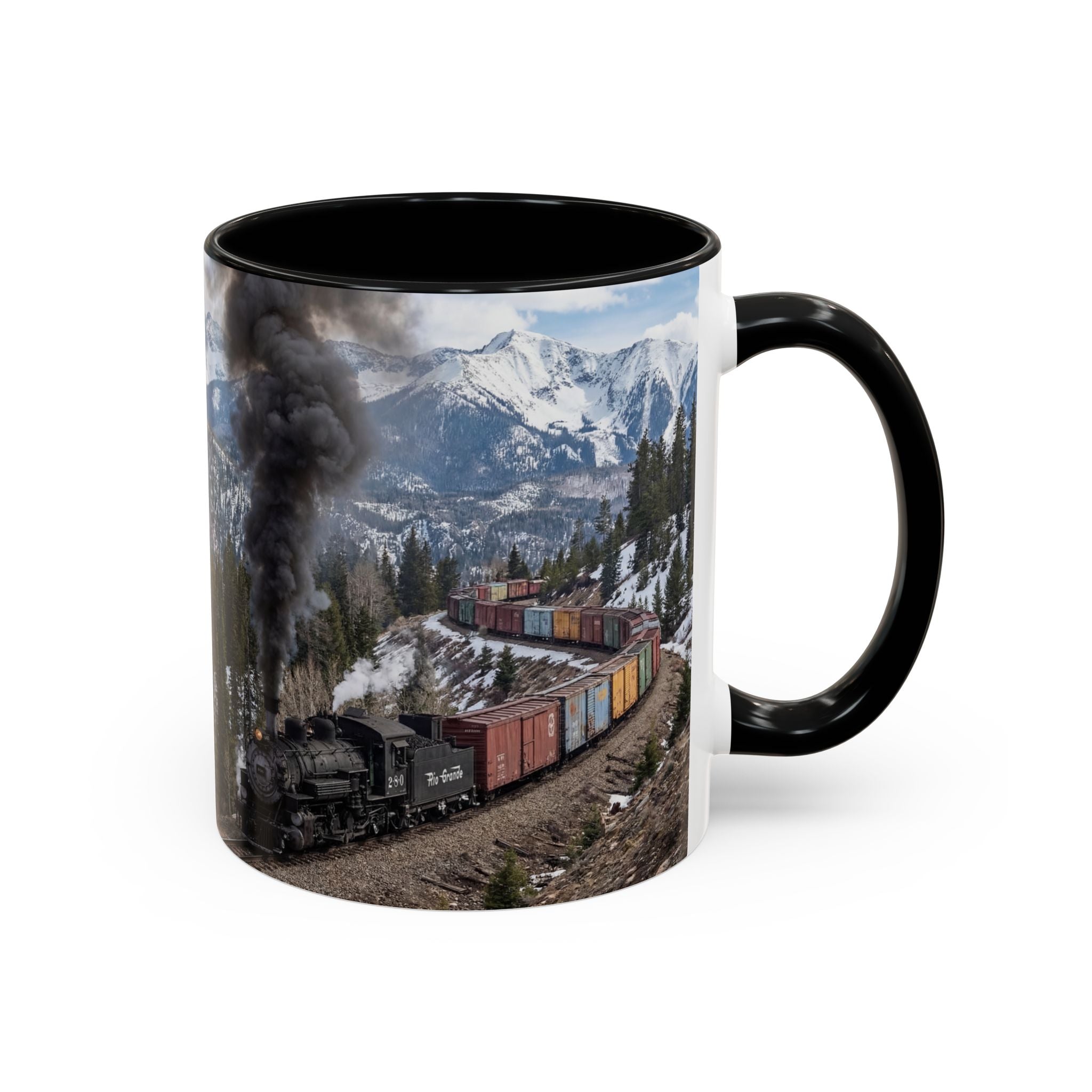 Accent Coffee Mug (11, 15oz)/Steam Train