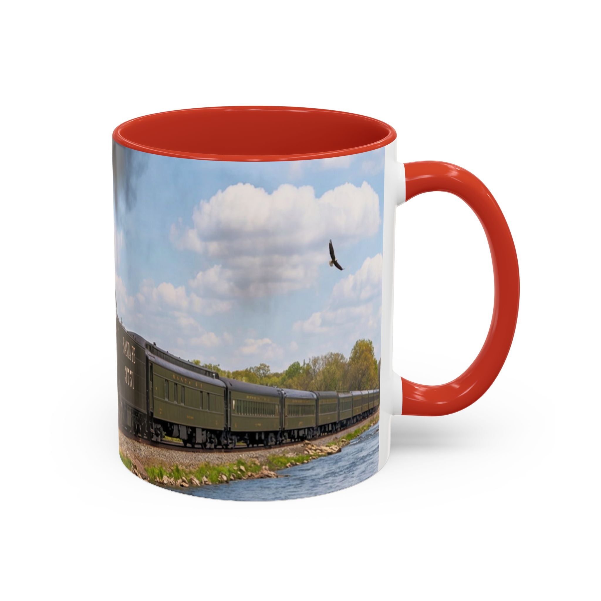 Vintage Steam Locomotive Mug | Accent Coffee Mug 11oz 15oz