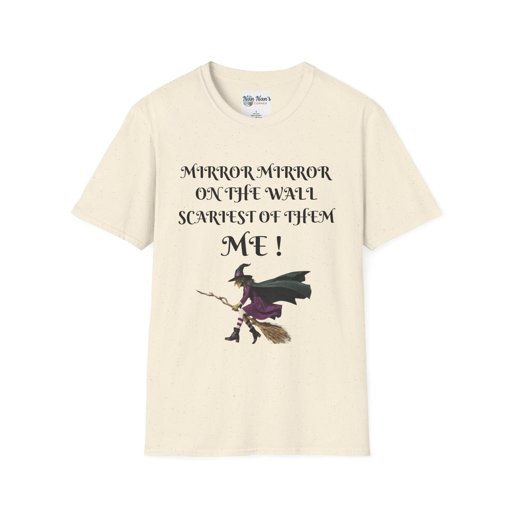 Mirror Mirror on the Wall Witch Illustration T-Shirt