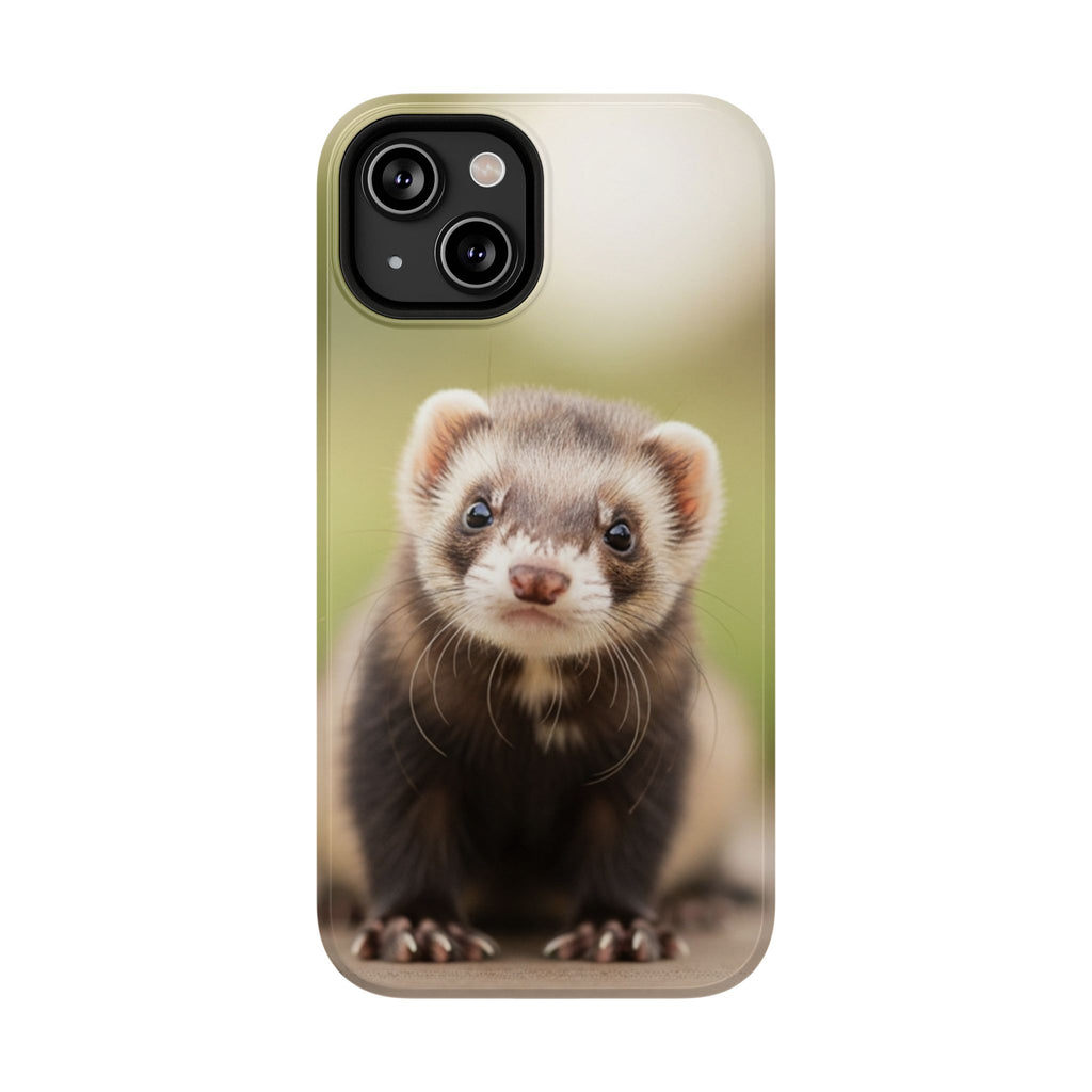 Cute Ferret Portrait Phone Case
