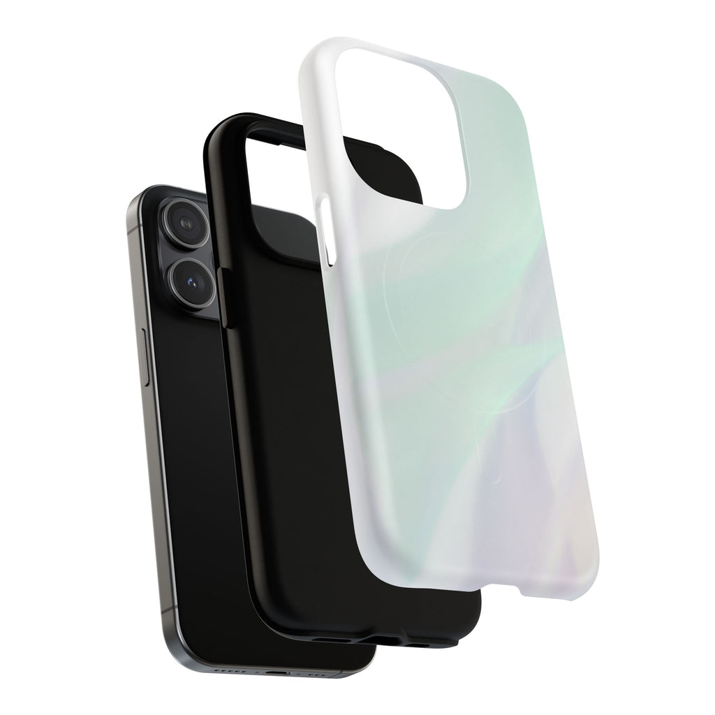 Abstract / Aurora Green Tough Phone Case