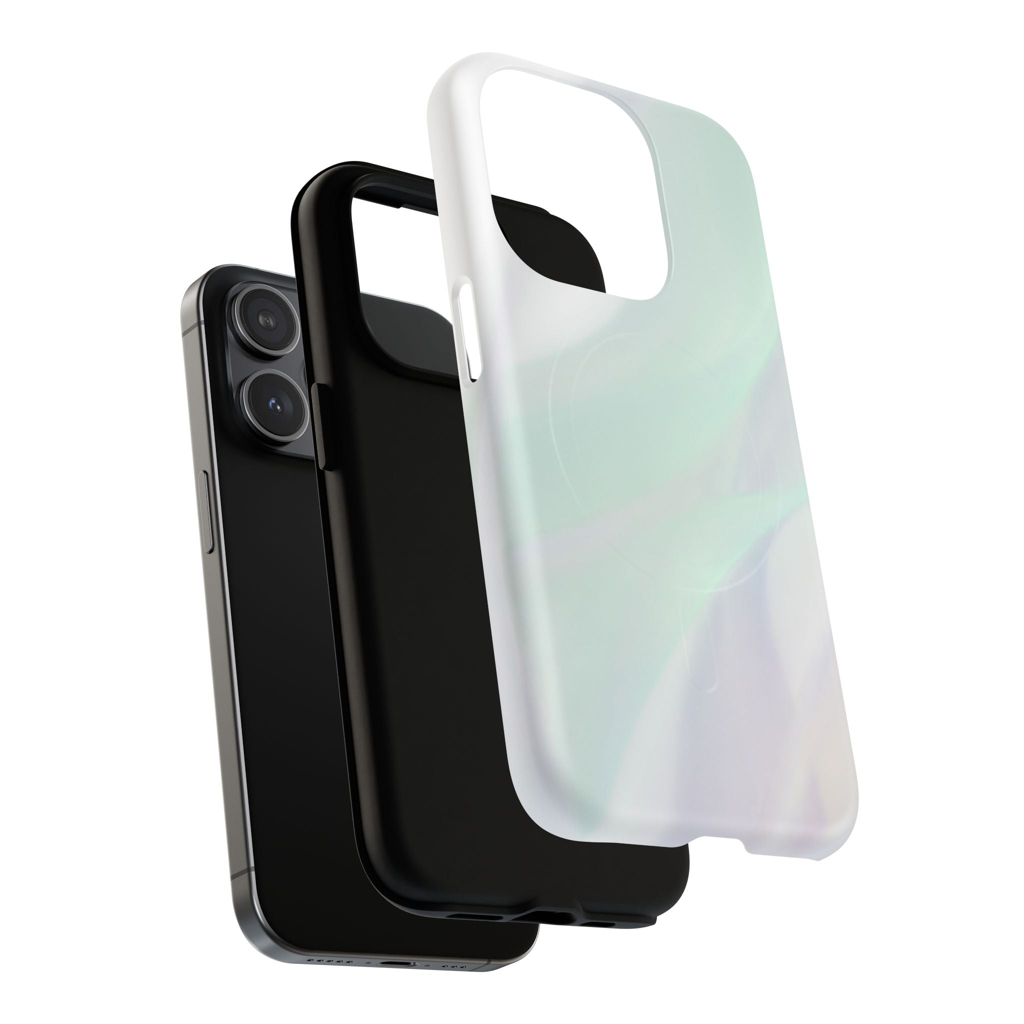 Abstract / Aurora Green Tough Phone Case