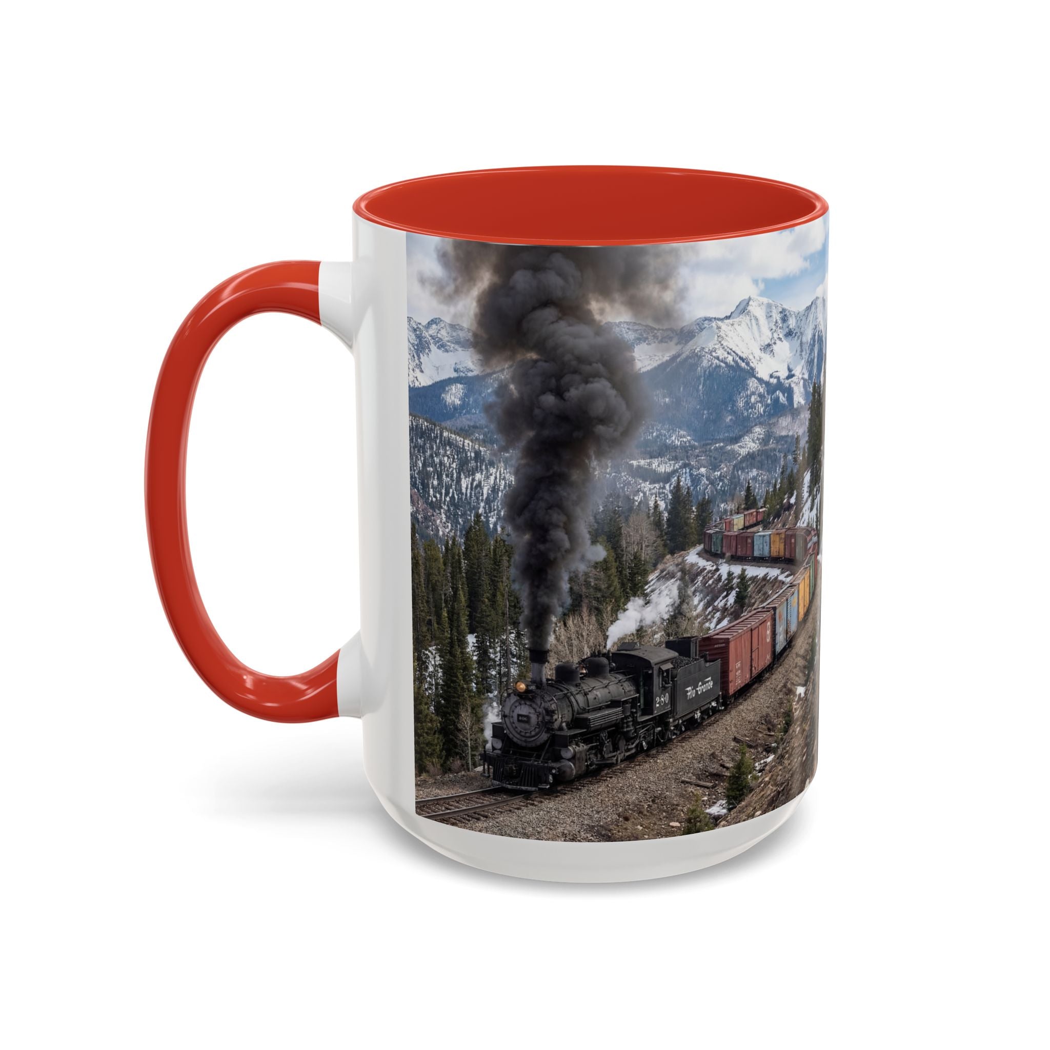 Accent Coffee Mug (11, 15oz)/Steam Train