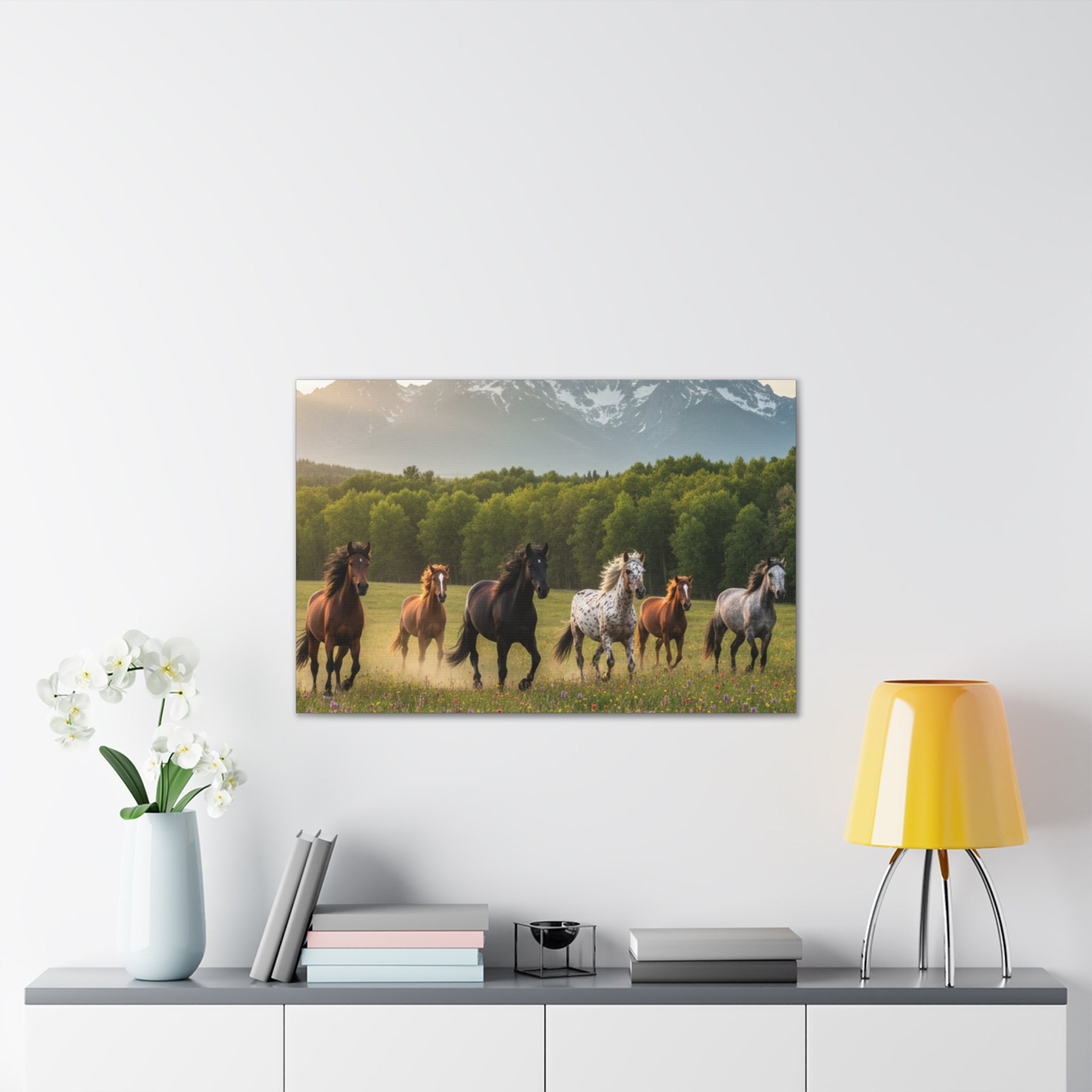 Wild Horses/Canvas Stretched, 0.75"