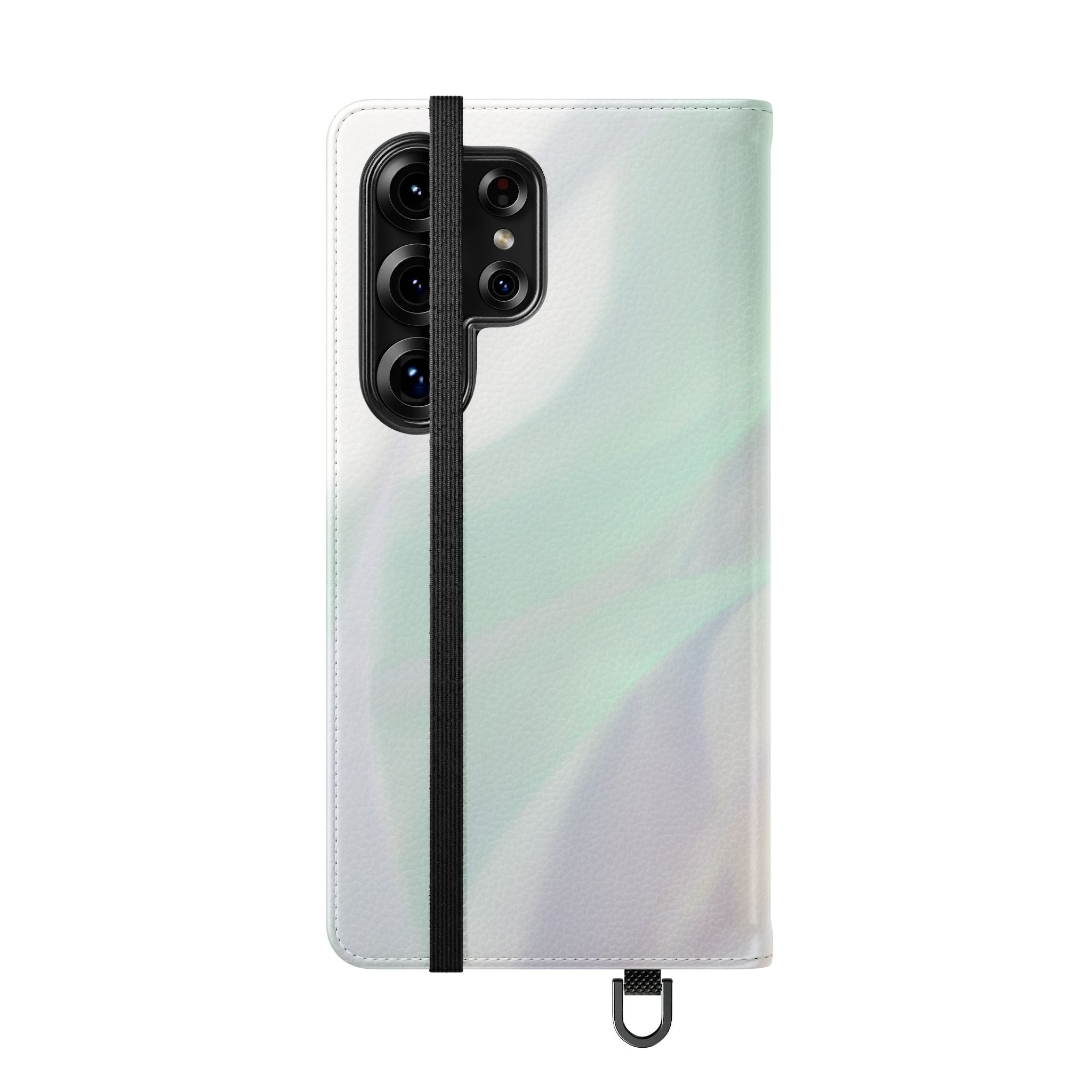 Pastel Marble Flip Case / Soft Watercolor Phone Wallet Cover with Card Slots