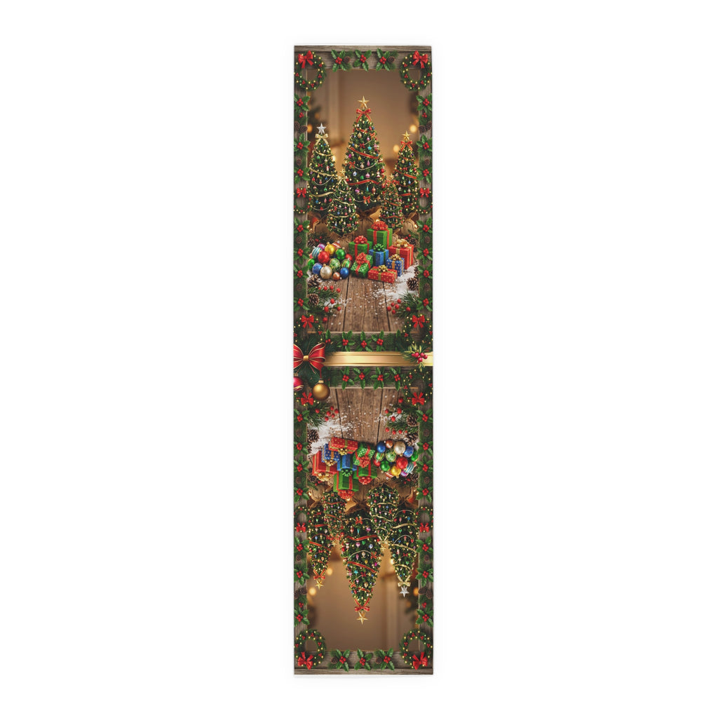 Christmas Tree Table Runner | Holiday Dining Decor