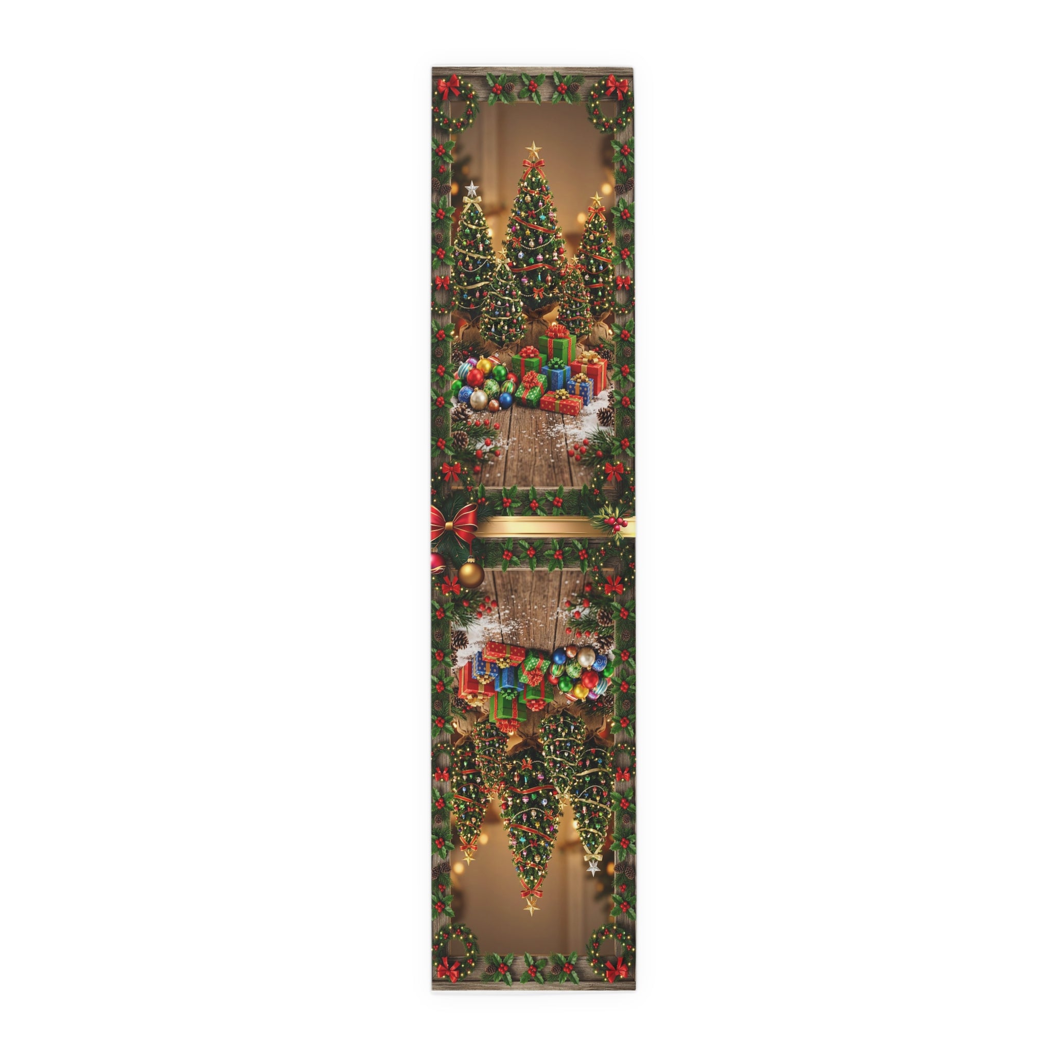 Christmas Tree Table Runner | Holiday Dining Decor