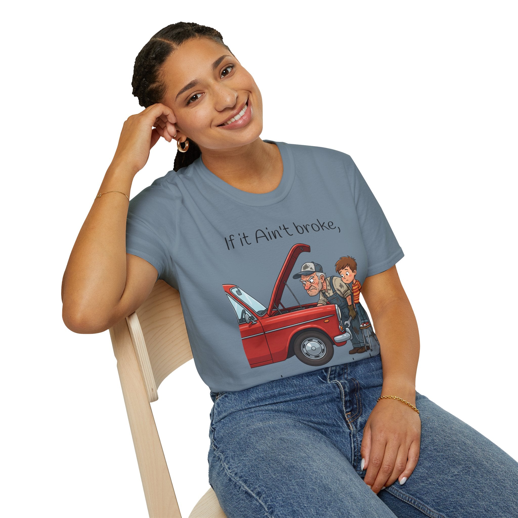 Funny Mechanic Grampa t-shirt/ Vintage Car Repair
