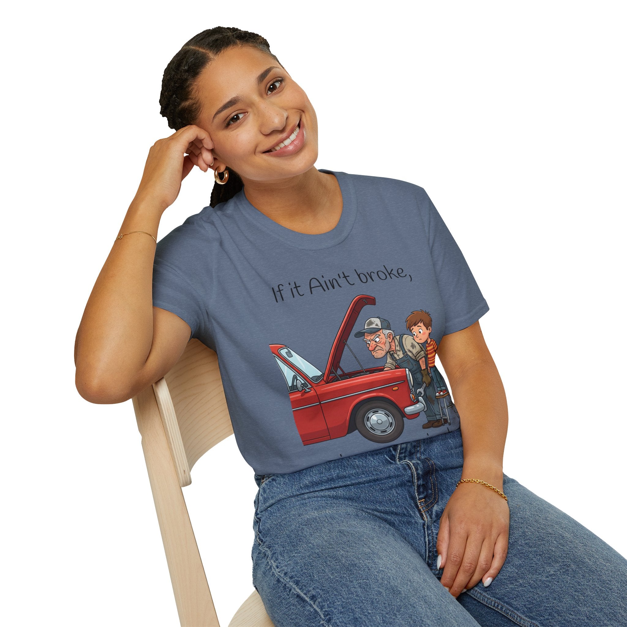 Funny Mechanic Grampa t-shirt/ Vintage Car Repair