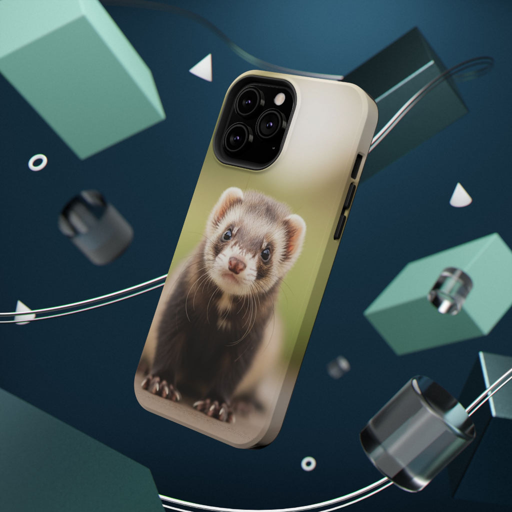 Cute Ferret Portrait Phone Case