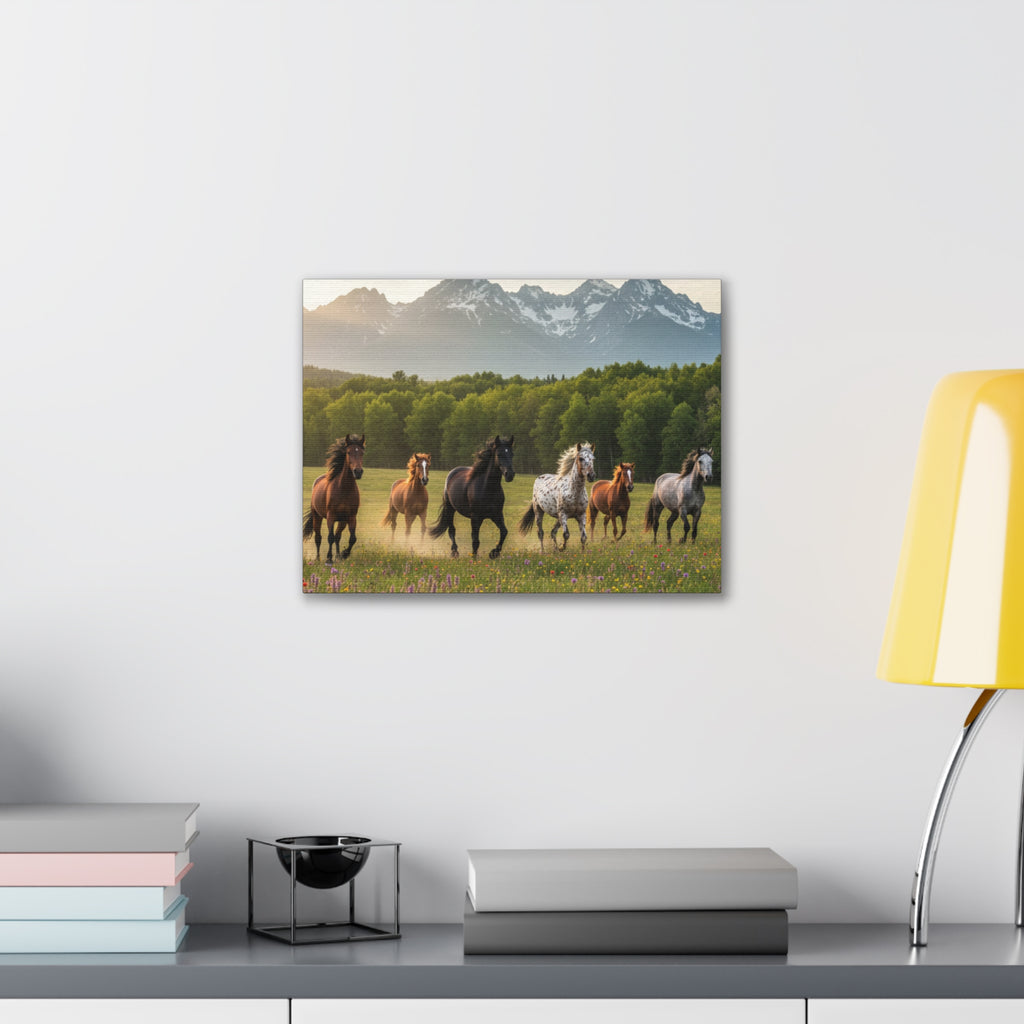 Wild Horses/Canvas Stretched, 0.75"