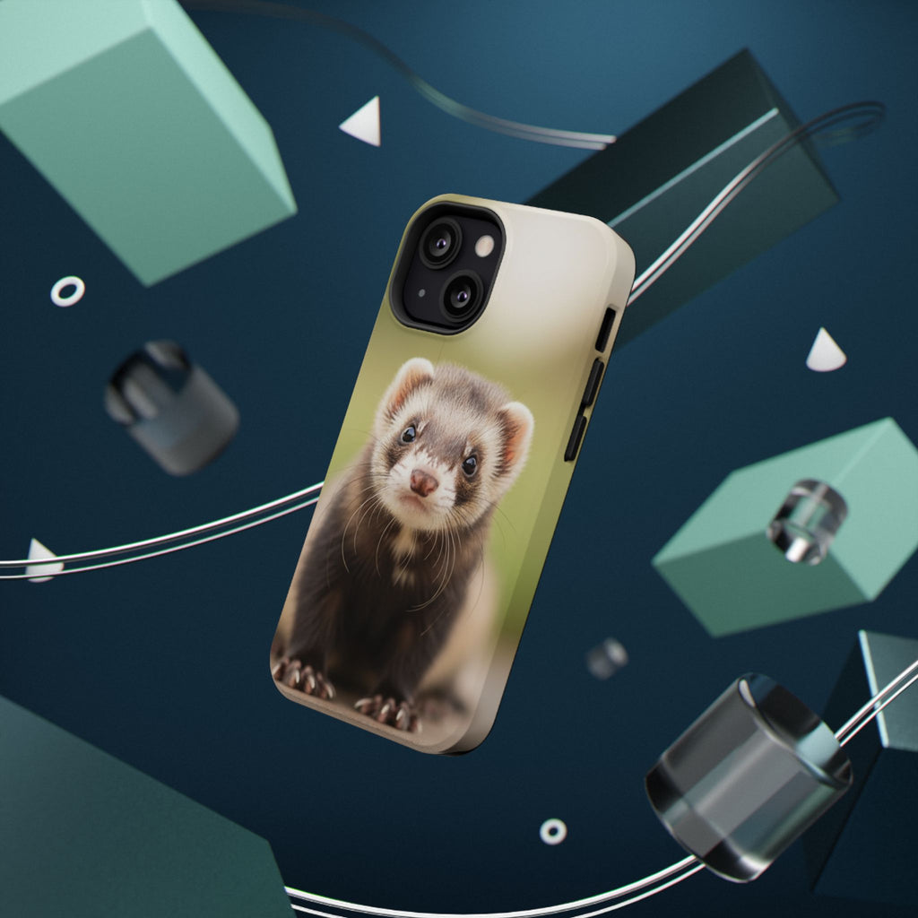 Cute Ferret Portrait Phone Case