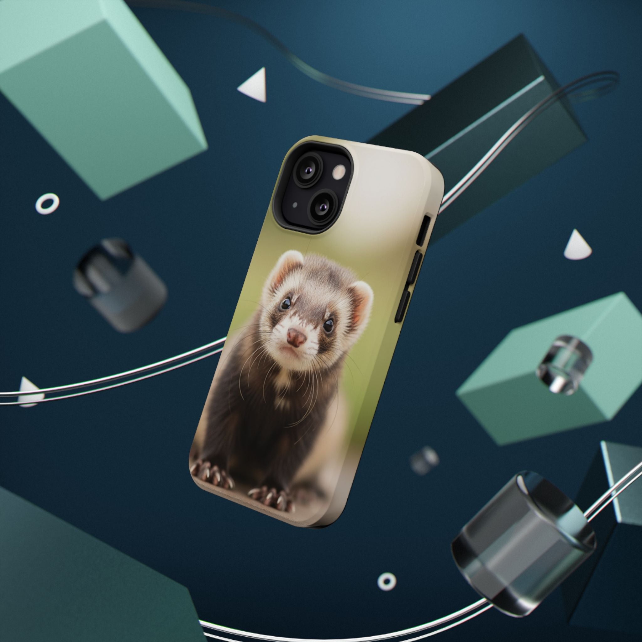 Cute Ferret Portrait Phone Case