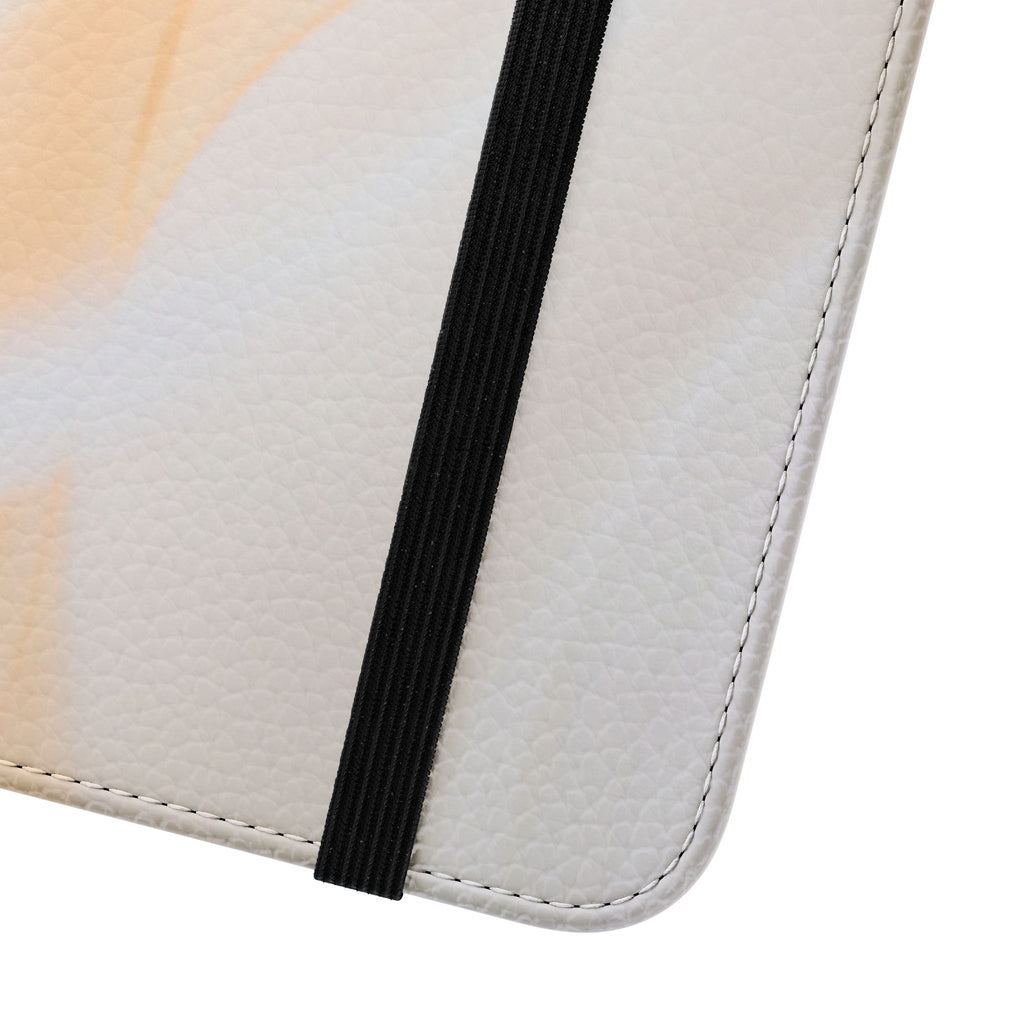 Pastel Marble Flip Case / Soft Watercolor Phone Wallet Cover with Card Slots