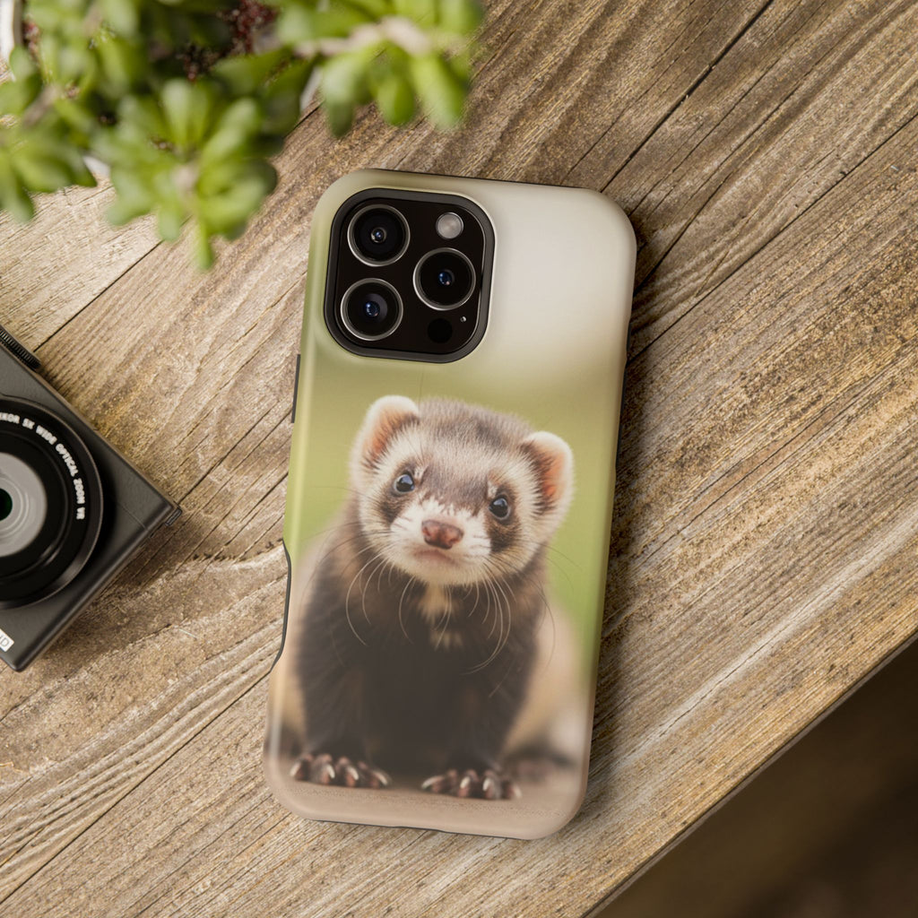 Cute Ferret Portrait Phone Case
