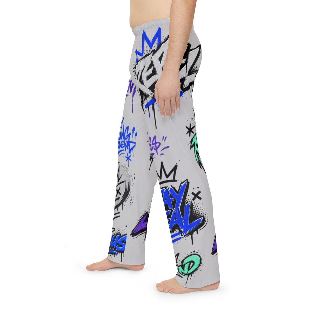 Graffiti Street Art Pajama Pants | Men's All-Over Print