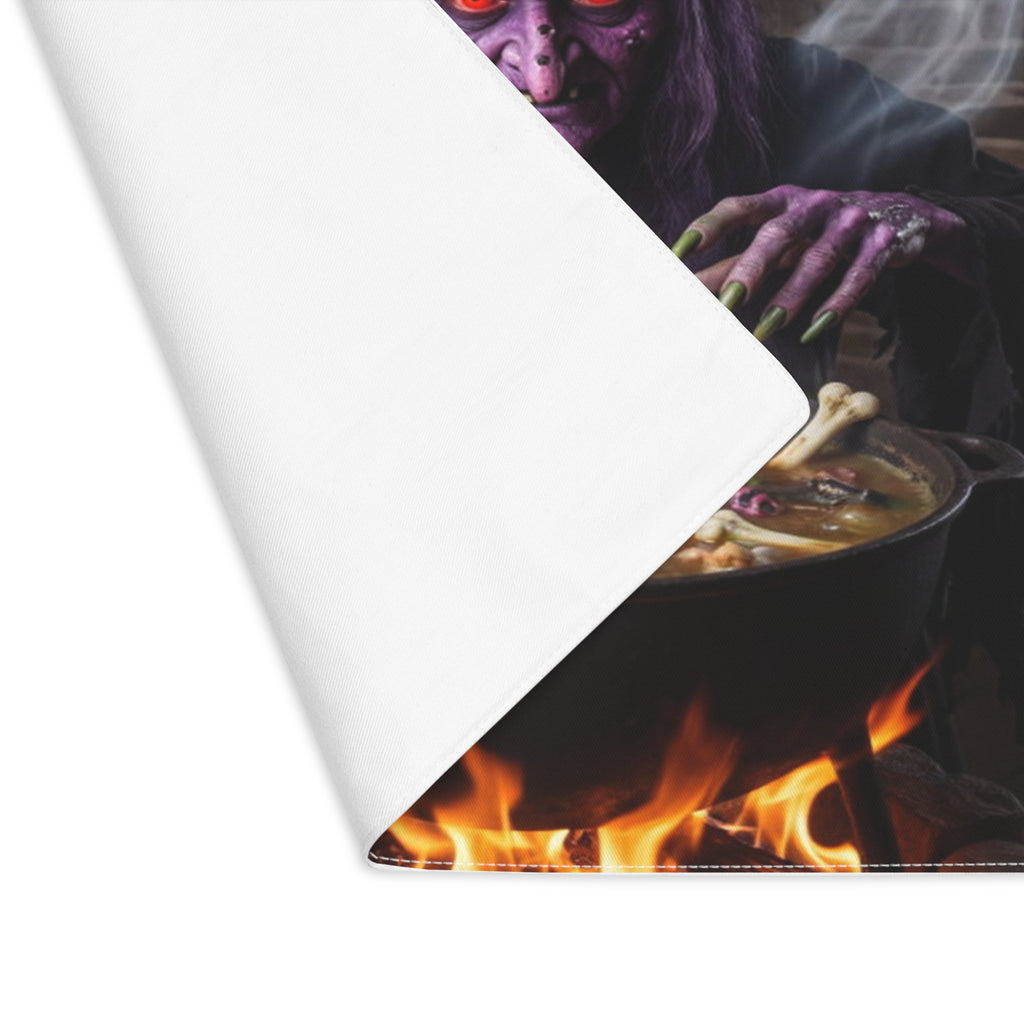 Halloween Witch Placemat – Spooky Cauldron & Ghost Table Mat
