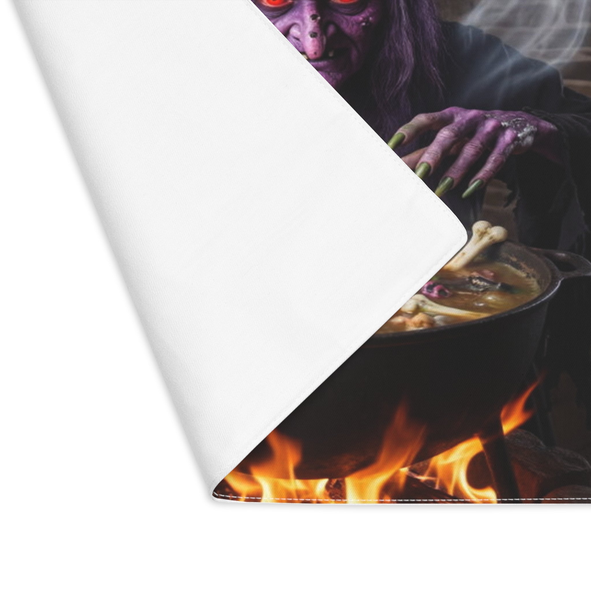 Halloween Witch Placemat – Spooky Cauldron & Ghost Table Mat