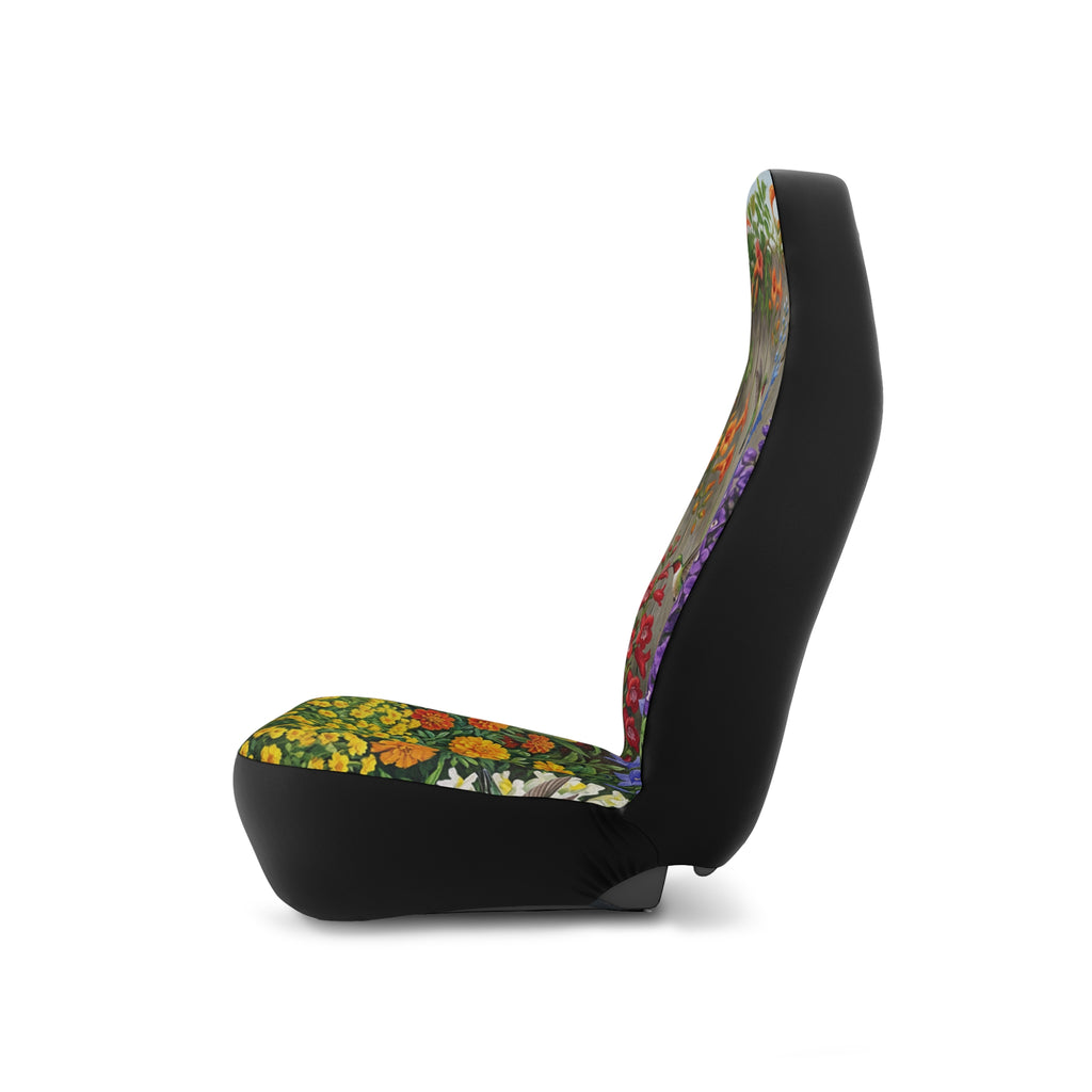 Car Seat Covers /Floral Hummingbird Seat Protector