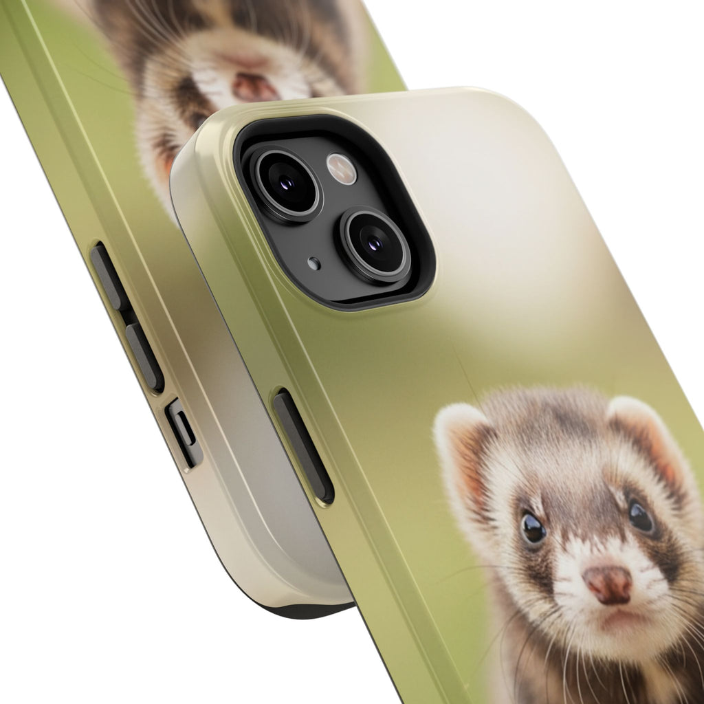 Cute Ferret Portrait Phone Case