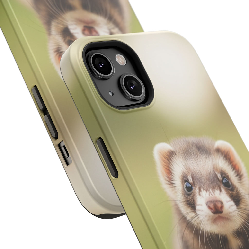 Cute Ferret Portrait Phone Case
