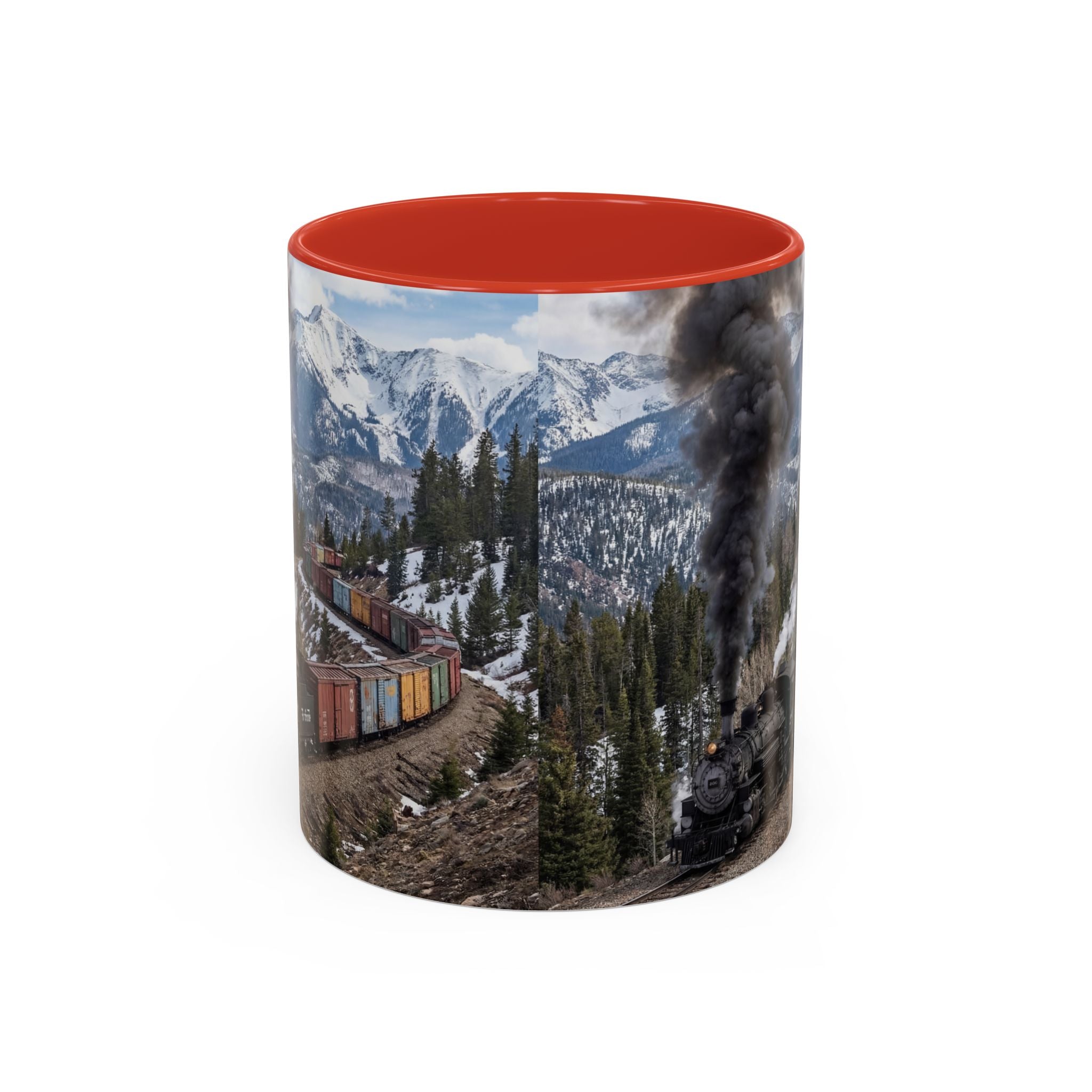 Accent Coffee Mug (11, 15oz)/Steam Train