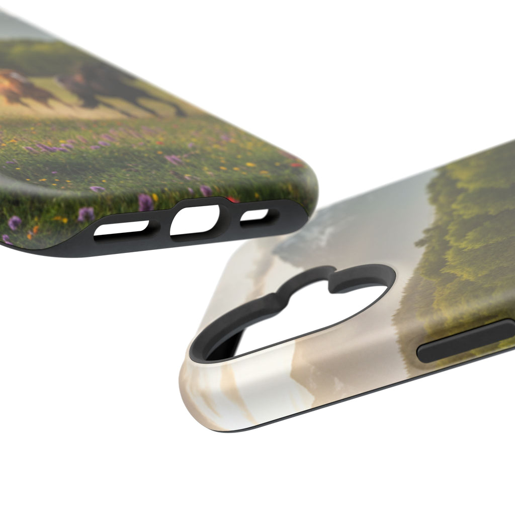 Running Horses Phone Case | Magnetic Impact-Resistant Case