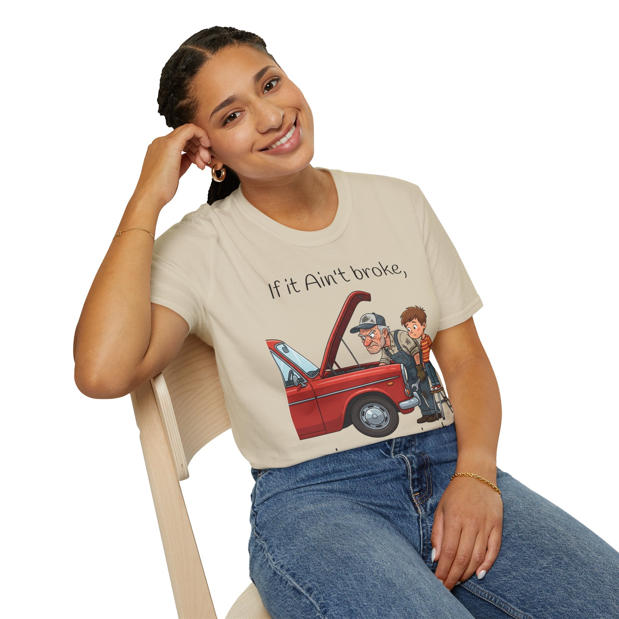 Funny Mechanic Grampa t-shirt/ Vintage Car Repair