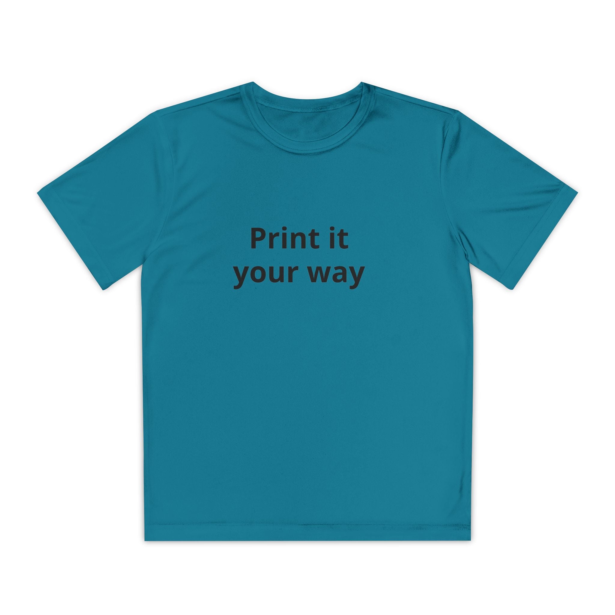 Print it your way Tee | Customizable Youth T-Shirt, Plain White Kids Tee