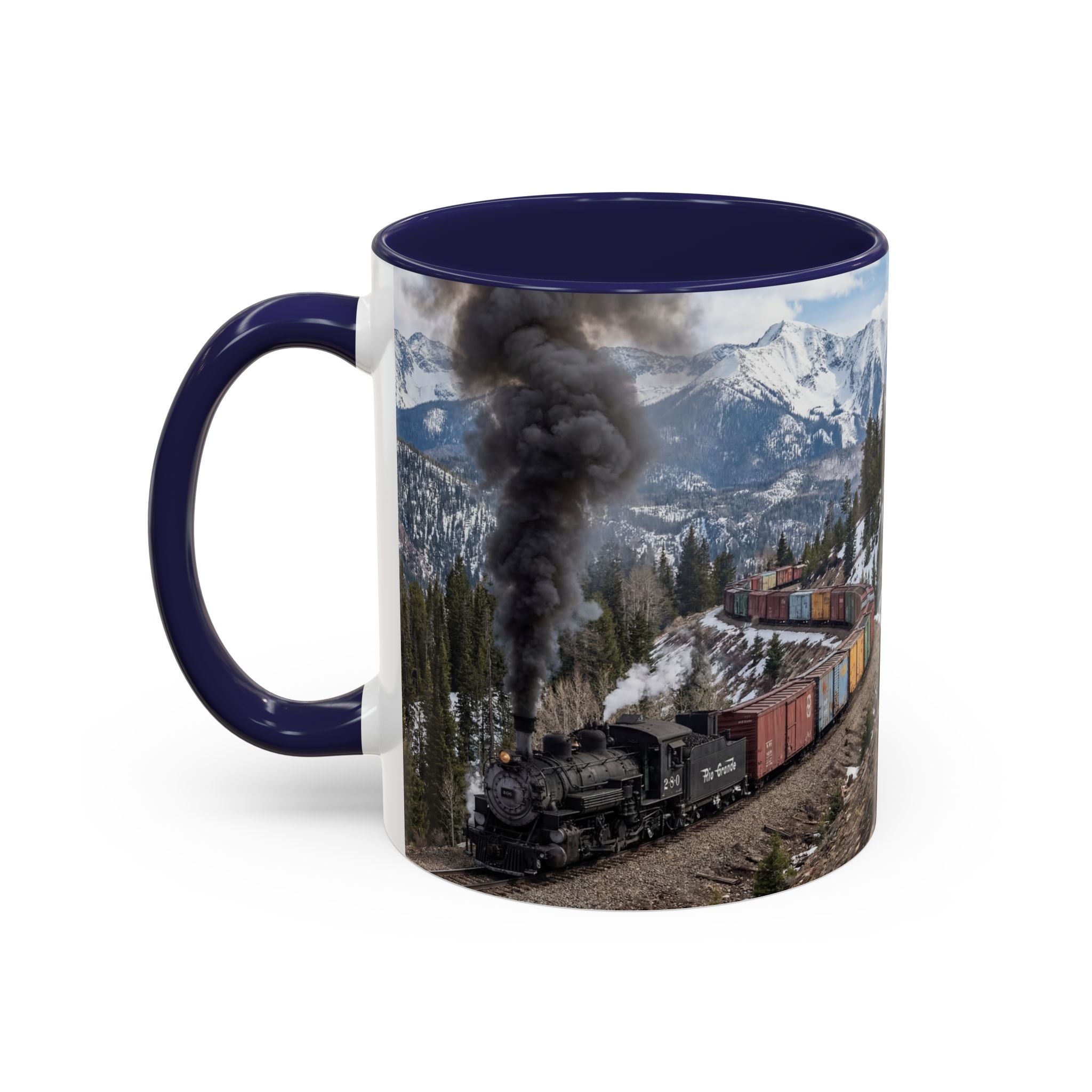 Accent Coffee Mug (11, 15oz)/Steam Train