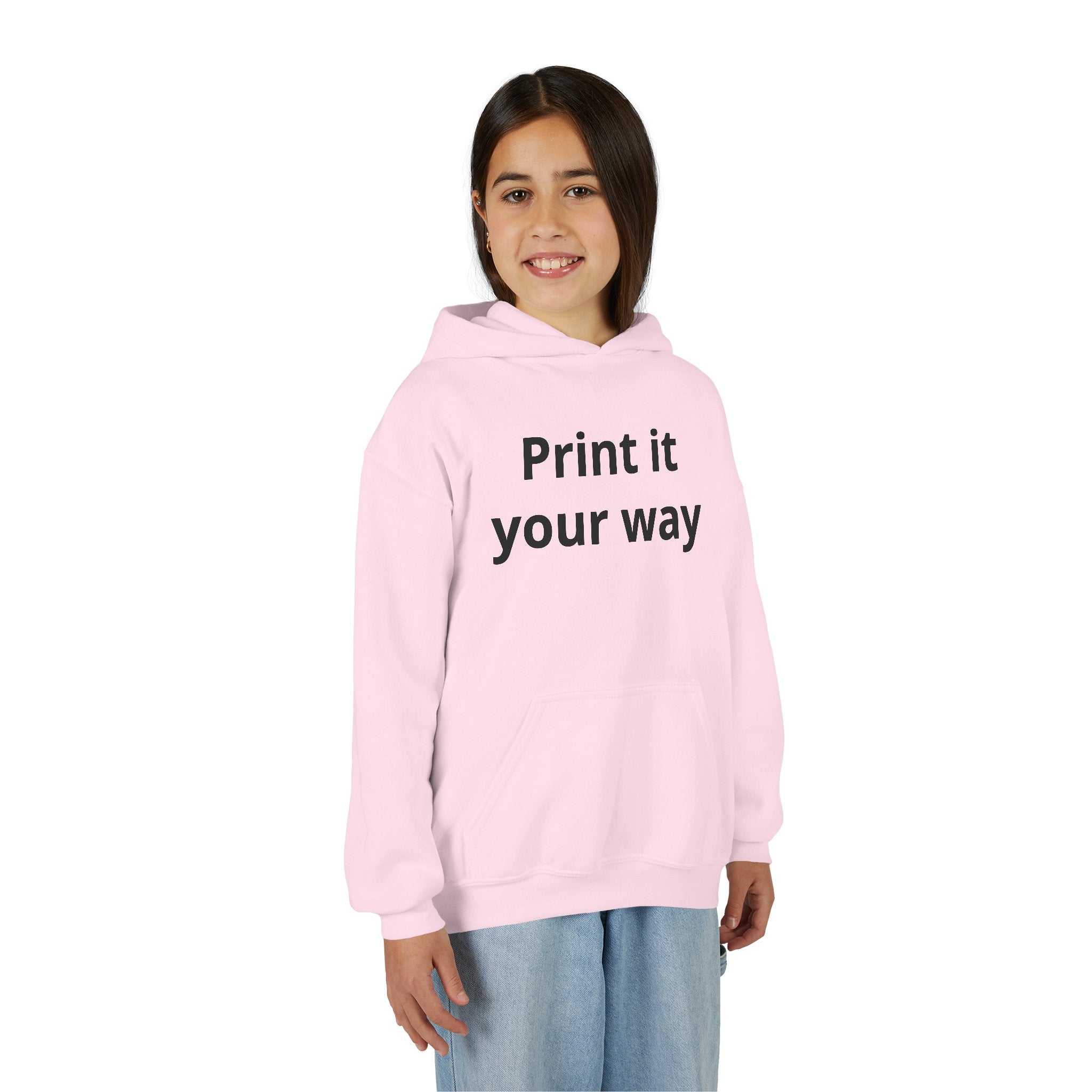 Hooded Sweatshirt Kids Print It Your Way | Custom Youth Hoodie
