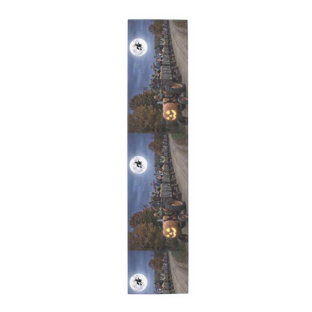 Halloween Pumpkin & Full Moon Table Runner