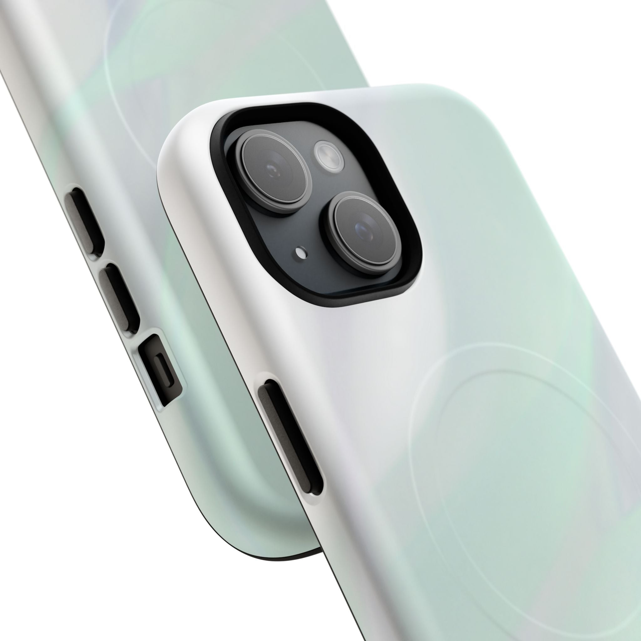 Abstract / Aurora Green Tough Phone Case