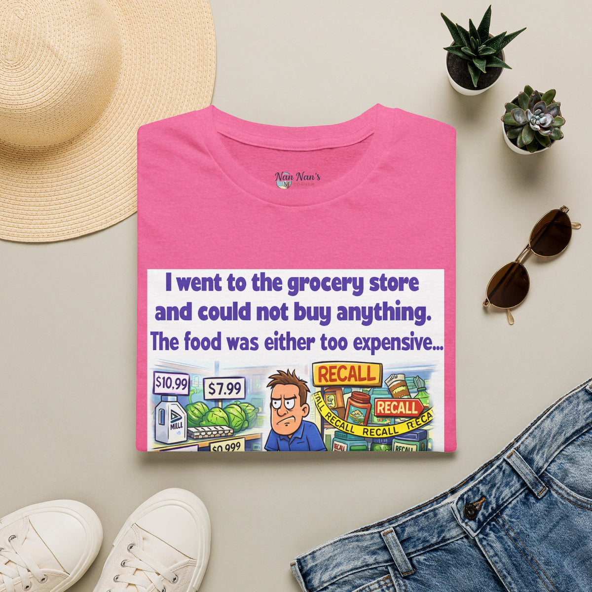 Grocery Prices Unisex Graphic T-Shirt – Funny Soft Style Cotton Tee