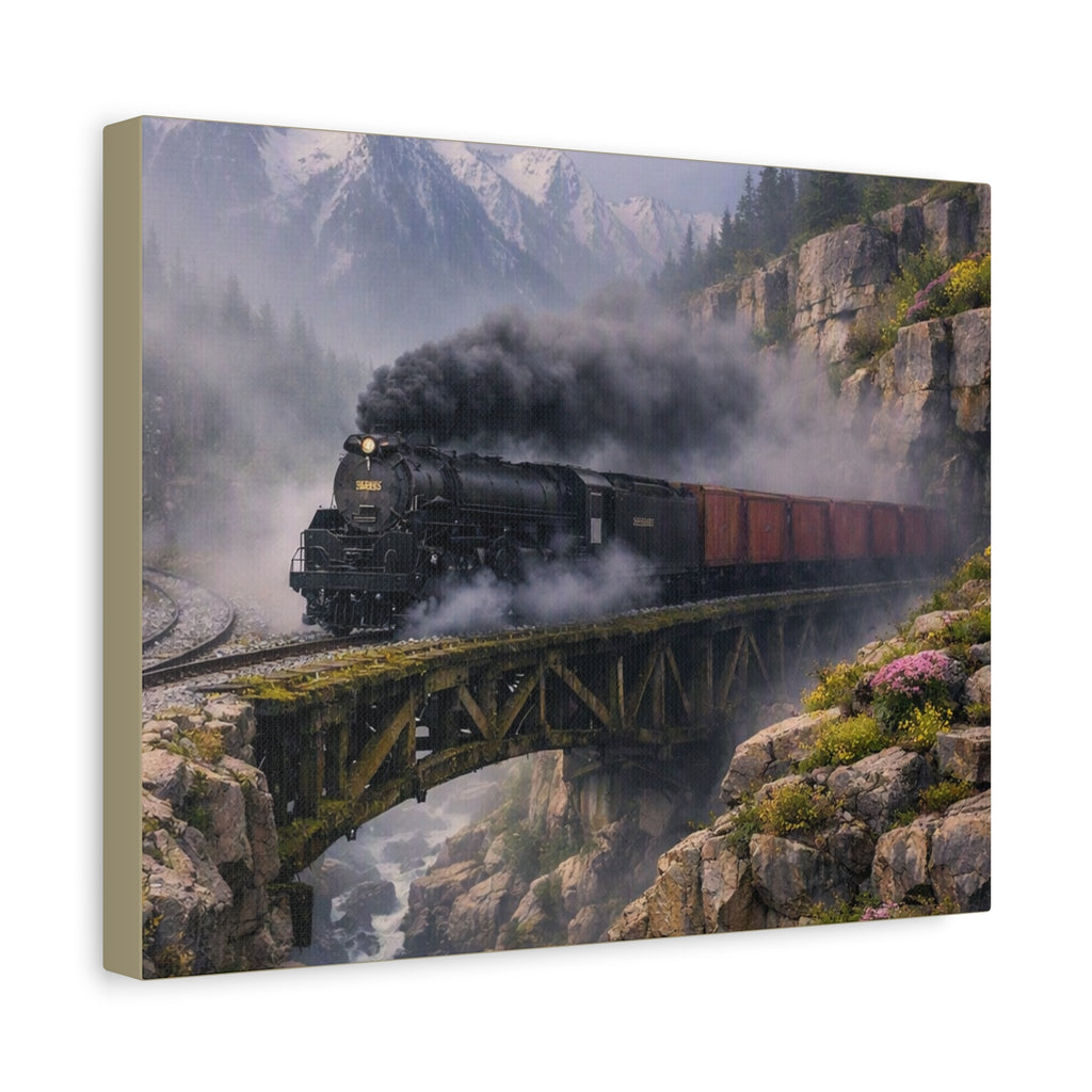 Rails Through the Wilderness/Matte Canvas, Stretched, 1.25"