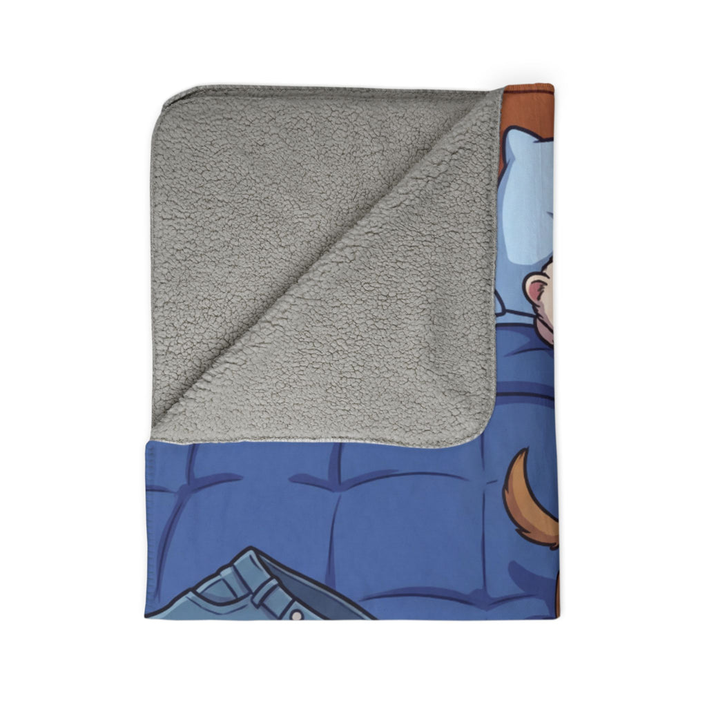 Ferret Fun/ Fleece Sherpa Blanket