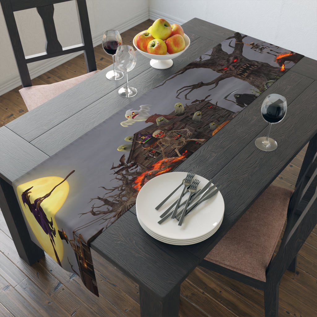 Haunted Halloween/Table Runner (Cotton, Poly)