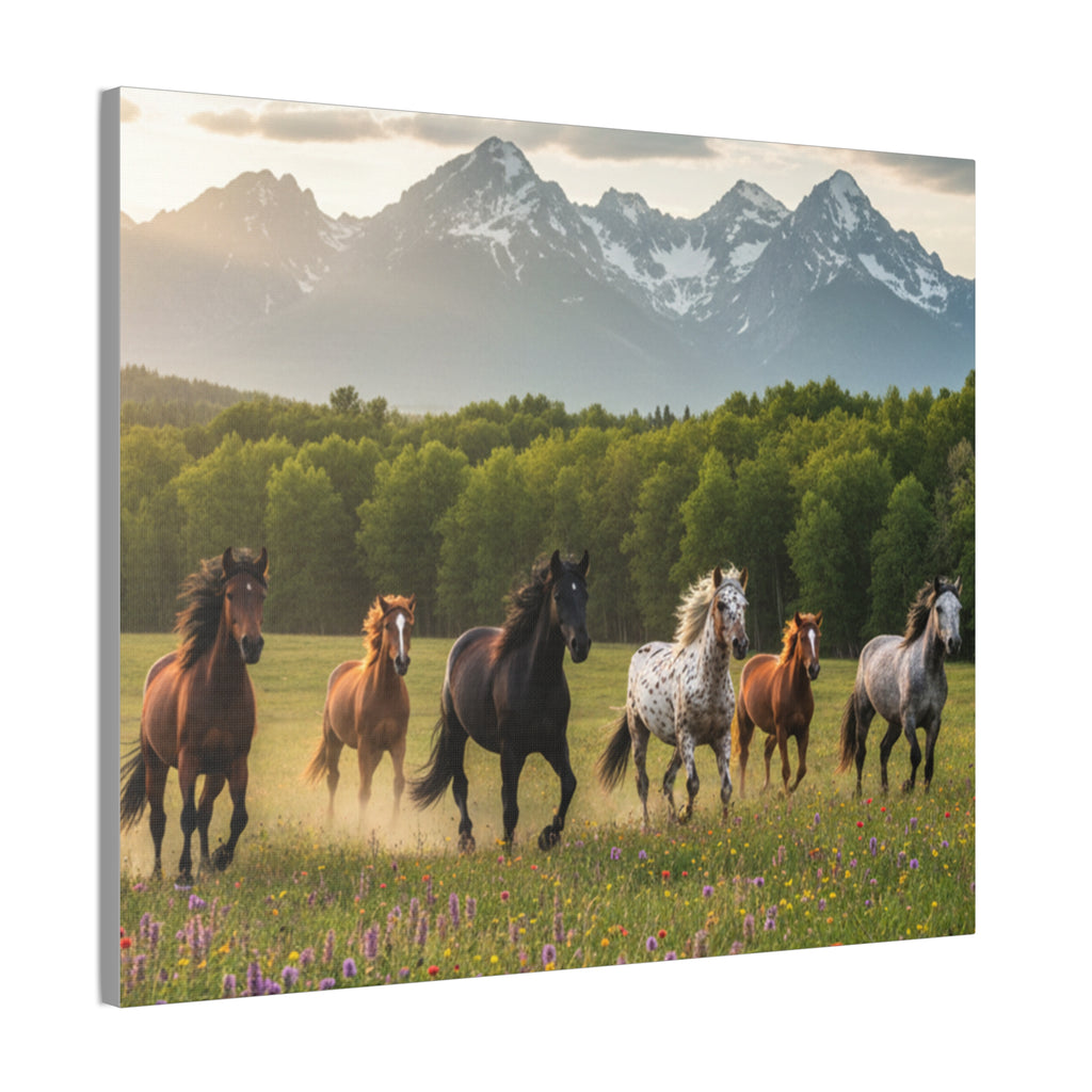 Wild Horses/Canvas Stretched, 0.75"