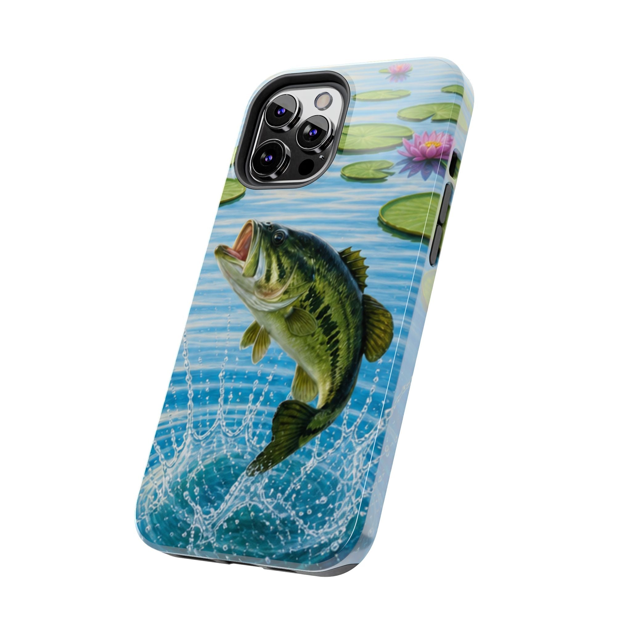 Largemouth Bass Jumping Phone Case | Tough Phone Case