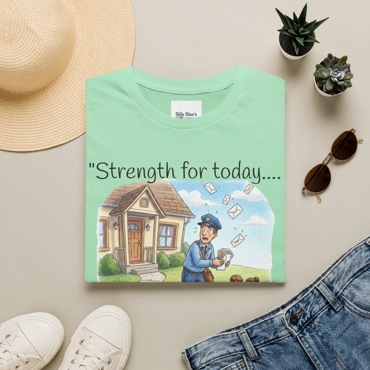 Postal Mail Carrier Unisex Graphic T-Shirt – Vintage Mailman Novelty Cotton Tee